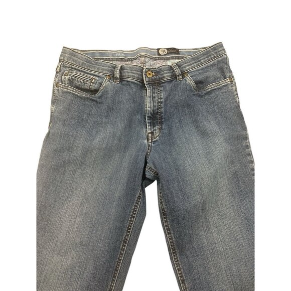 HILTL 36x 30 Straight Medium Wash Relax Fit Denim Blue Jeans - Picture 6 of 8